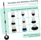 Electric Spin Scrubber – 9-in-1 Cleaning Brush